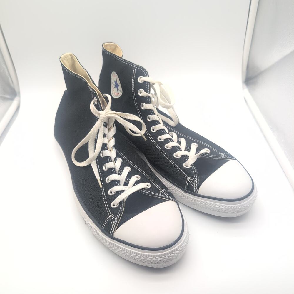 Converse All Star High Top Lace Up Sneakers Navy Blue / White Men's 17